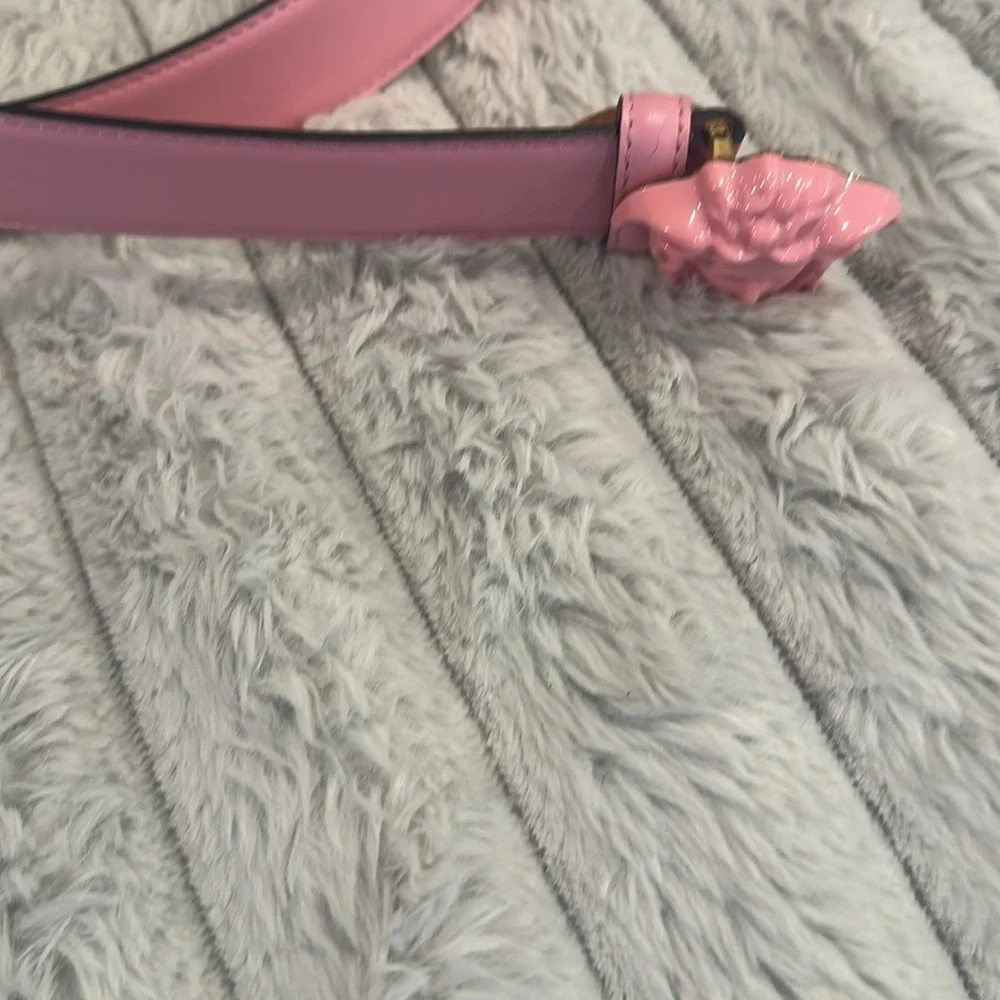Versace Pink Medusa Belt for Women - Picture 13 of 17
